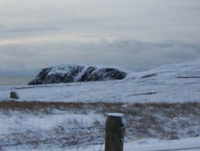 snow on Dun Dubh